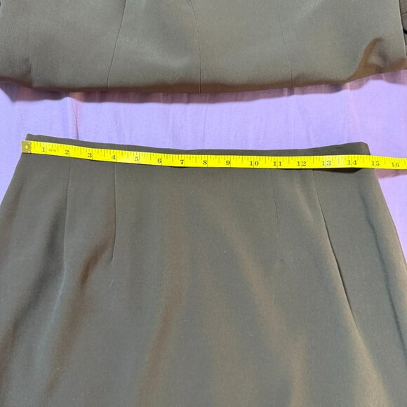 Vintage Jessica Ash 2-piece Brown Career Skirt Suit New with Tag/Unworn size 12 - Picture 8 of 14